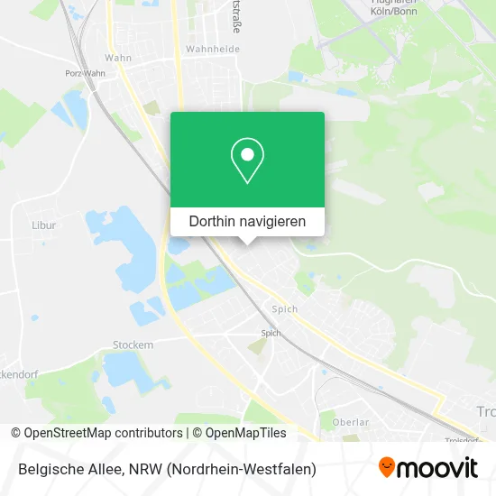 Belgische Allee Karte