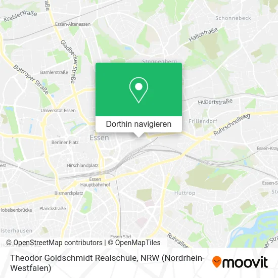 Theodor Goldschmidt Realschule Karte