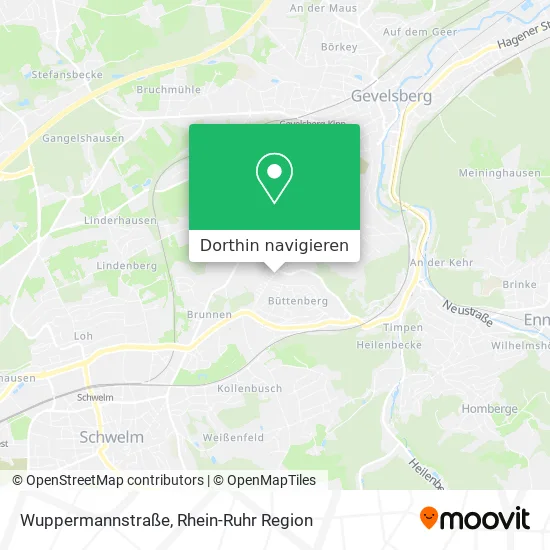 Wuppermannstraße Karte