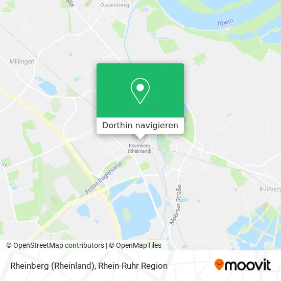 Rheinberg (Rheinland) Karte