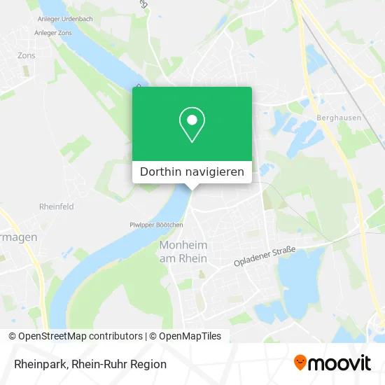 Rheinpark Karte