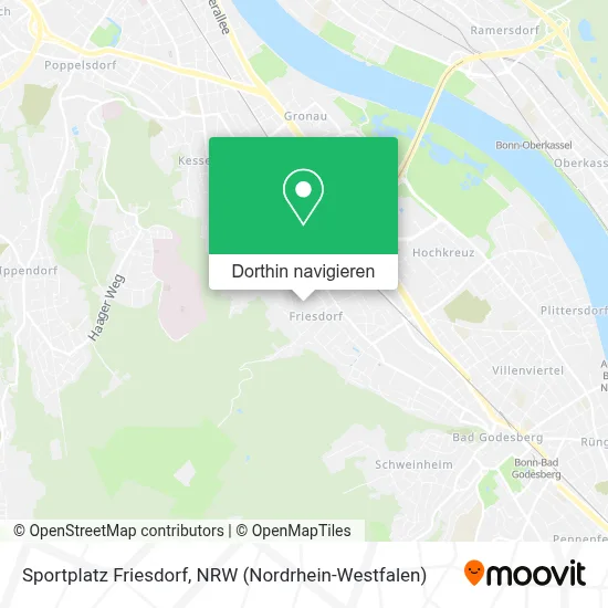 Sportplatz Friesdorf Karte