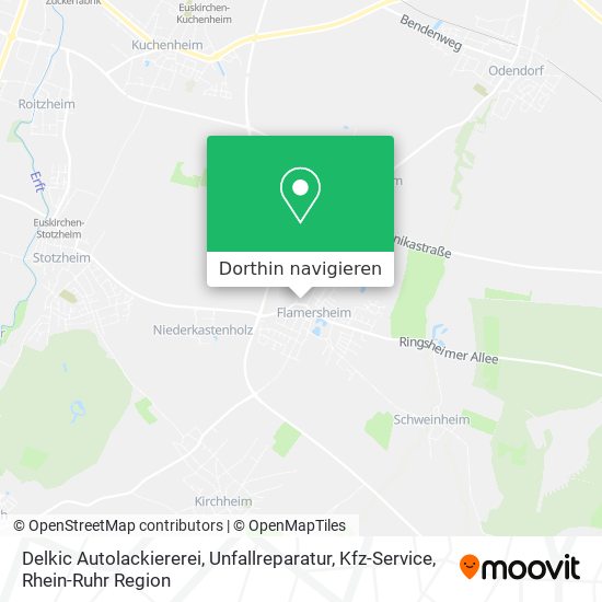Delkic Autolackiererei, Unfallreparatur, Kfz-Service Karte