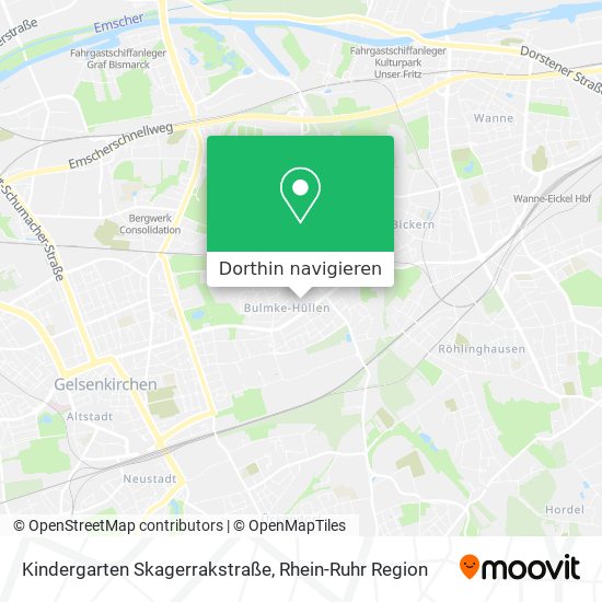 Kindergarten Skagerrakstraße Karte