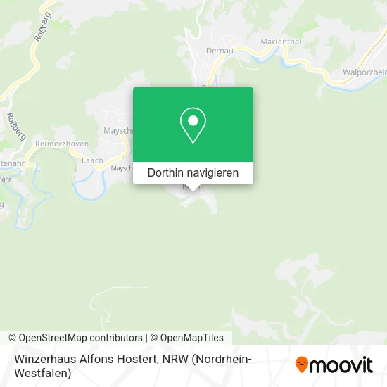 Winzerhaus Alfons Hostert Karte