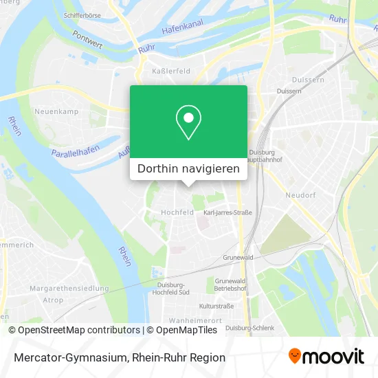 Mercator-Gymnasium Karte