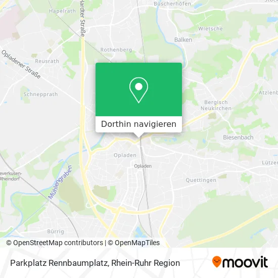 Parkplatz Rennbaumplatz Karte