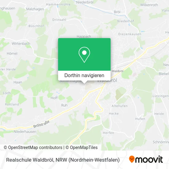 Realschule Waldbröl Karte