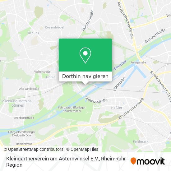 Kleingärtnerverein am Asternwinkel E.V. Karte