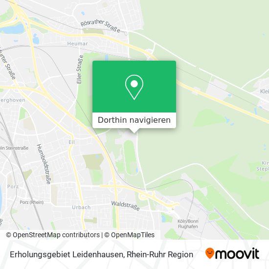 Erholungsgebiet Leidenhausen Karte