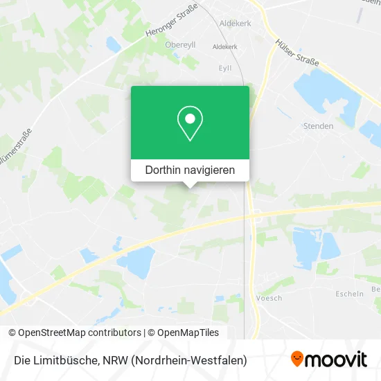 Die Limitbüsche Karte