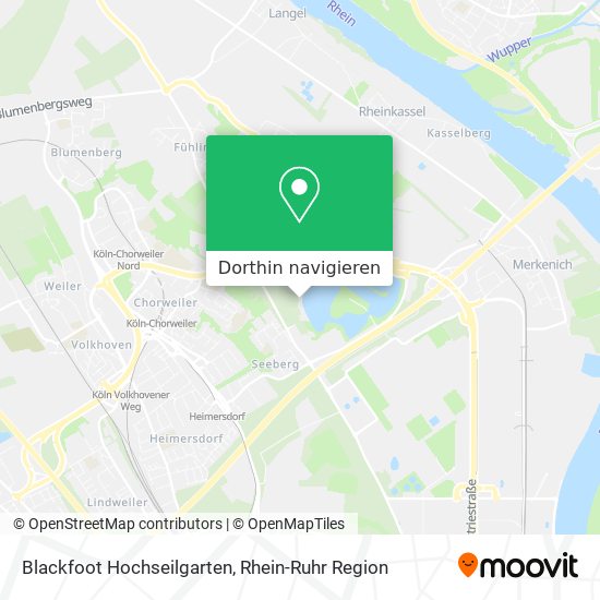 Blackfoot Hochseilgarten Karte