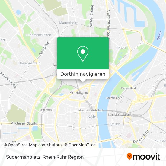Sudermanplatz Karte