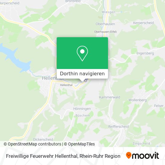 Freiwillige Feuerwehr Hellenthal Karte