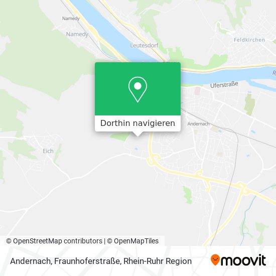 Andernach, Fraunhoferstraße Karte