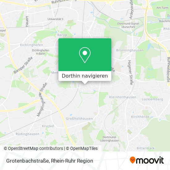 Grotenbachstraße Karte
