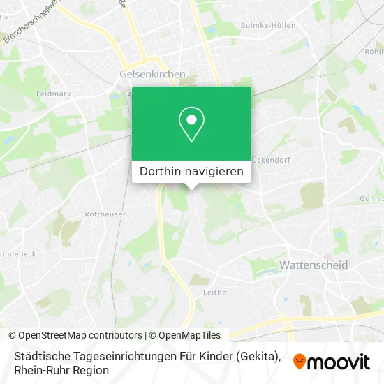 Städtische Tageseinrichtungen Für Kinder (Gekita) Karte