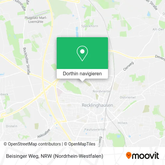Beisinger Weg Karte
