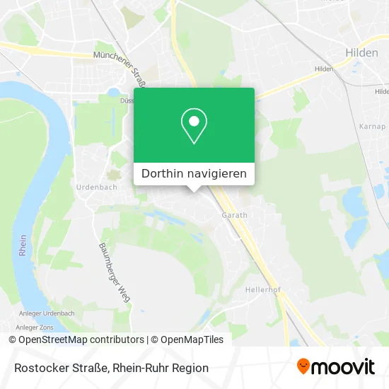 Rostocker Straße Karte