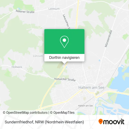 Sundernfriedhof Karte