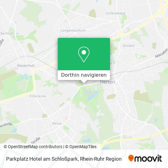 Parkplatz Hotel am Schloßpark Karte