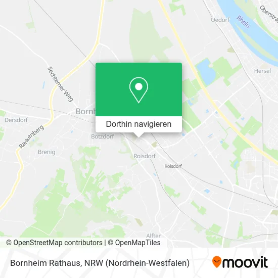 Bornheim Rathaus Karte