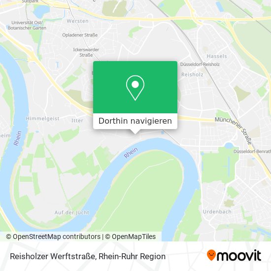 Reisholzer Werftstraße Karte