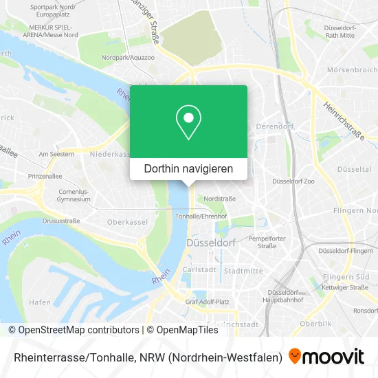 Rheinterrasse/Tonhalle Karte