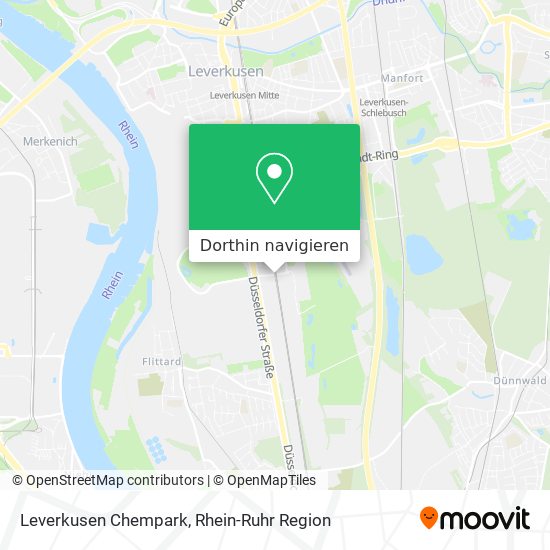 Leverkusen Chempark Karte