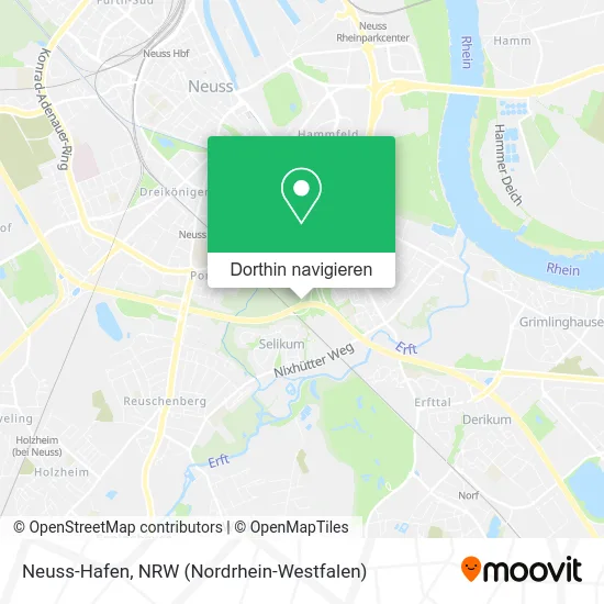 Neuss-Hafen Karte