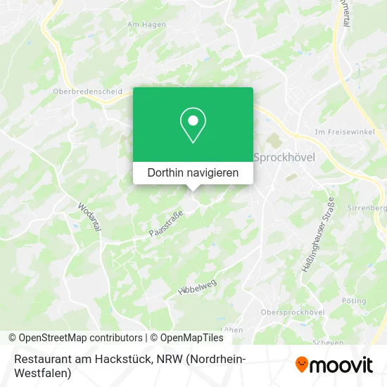 Restaurant am Hackstück Karte