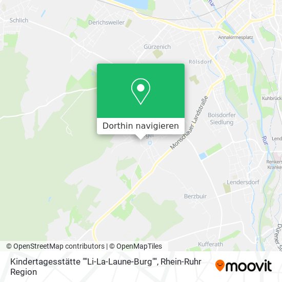 Kindertagesstätte ""Li-La-Laune-Burg"" Karte