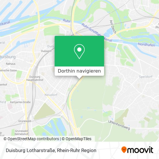 Duisburg Lotharstraße Karte