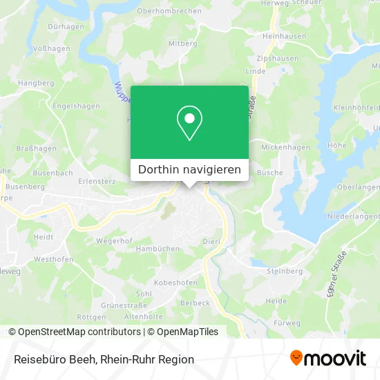 Reisebüro Beeh Karte