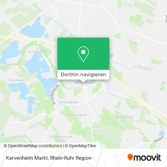 Kervenheim Markt Karte