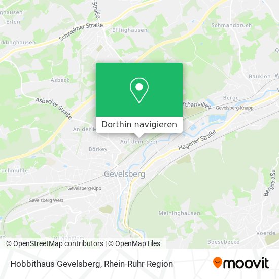 Hobbithaus Gevelsberg Karte