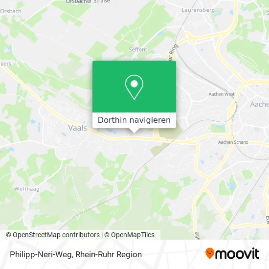 Philipp-Neri-Weg Karte