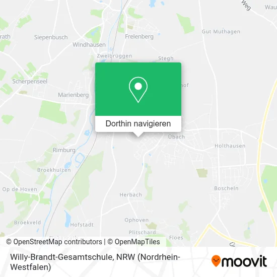 Willy-Brandt-Gesamtschule Karte