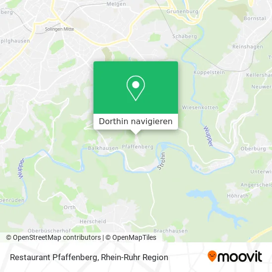 Restaurant Pfaffenberg Karte