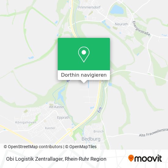 Obi Logistik Zentrallager Karte