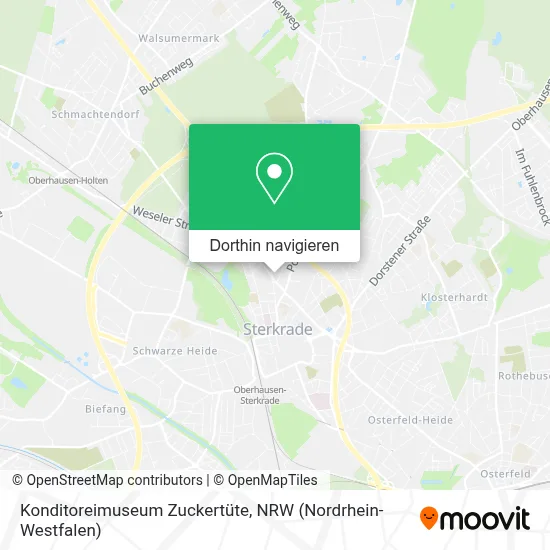 Konditoreimuseum Zuckertüte Karte