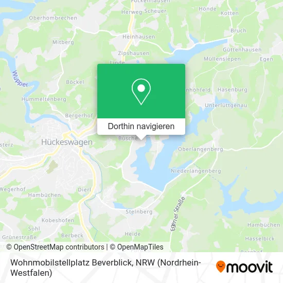 Wohnmobilstellplatz Beverblick Karte