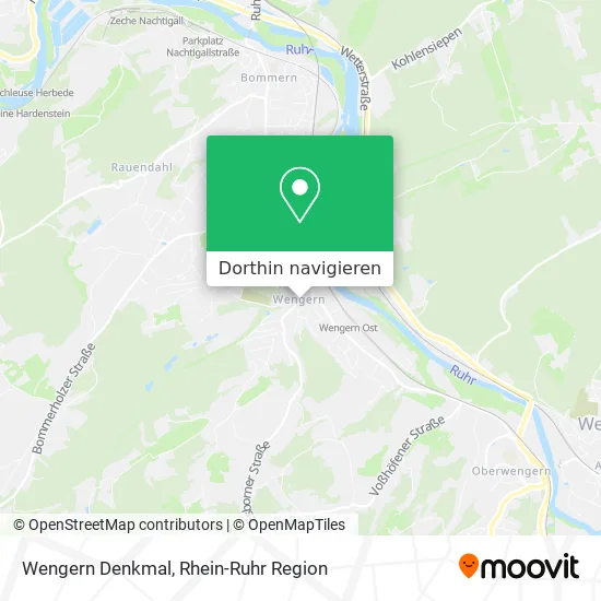 Wengern Denkmal Karte