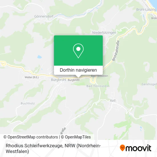 Rhodius Schleifwerkzeuge Karte