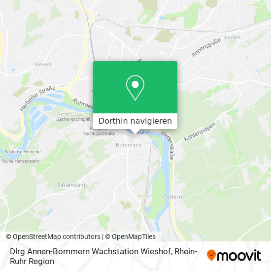 Dlrg Annen-Bommern Wachstation Wieshof Karte