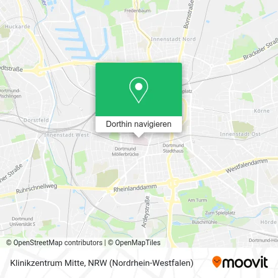 Klinikzentrum Mitte Karte