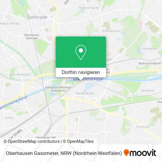 Oberhausen Gasometer Karte