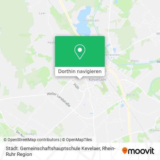 Städt. Gemeinschaftshauptschule Kevelaer Karte
