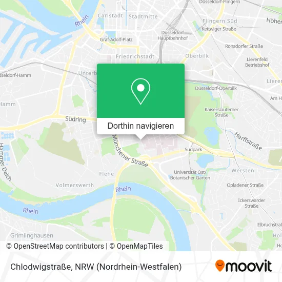 Chlodwigstraße Karte