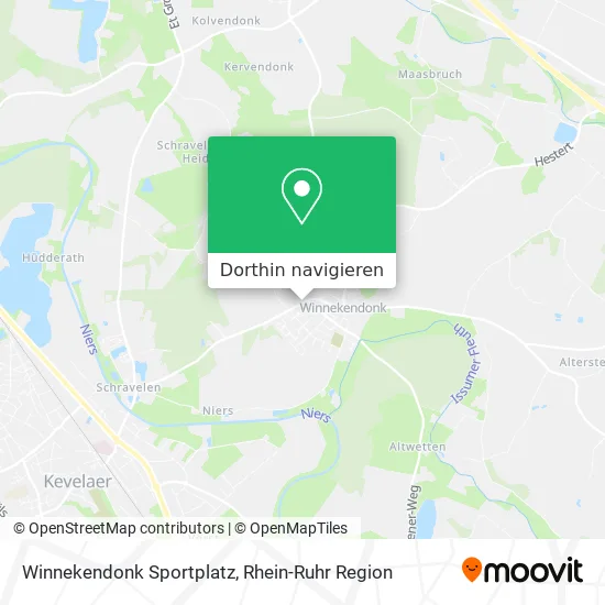 Winnekendonk Sportplatz Karte